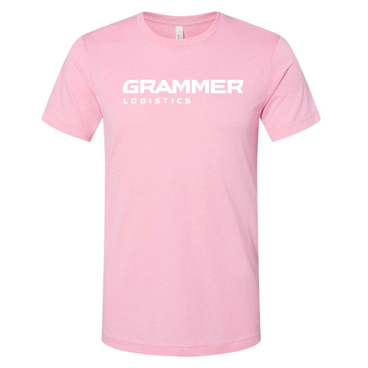 Bella+Canvas Unisex Heather CVC Short Sleeve Tee - Pink