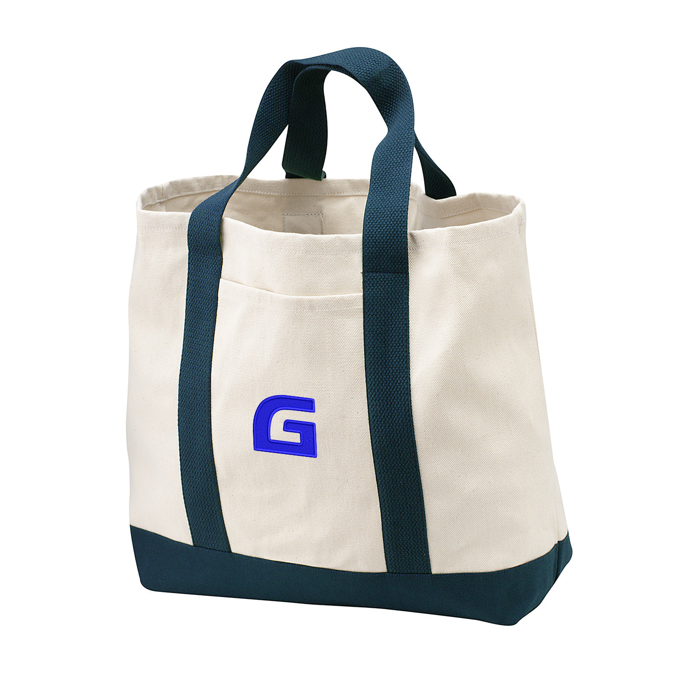 Port Authority® Twill Two-Tone Shopping Tote