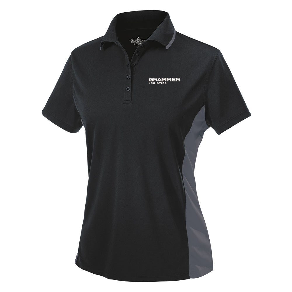Theodore” Charles River Women's Color Blocked Wicking Polo