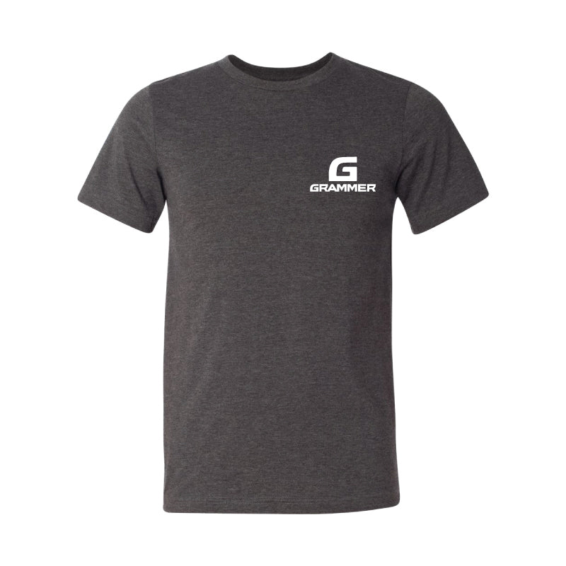Bella+Canvas Unisex Heather CVC Short Sleeve Tee - Left Chest