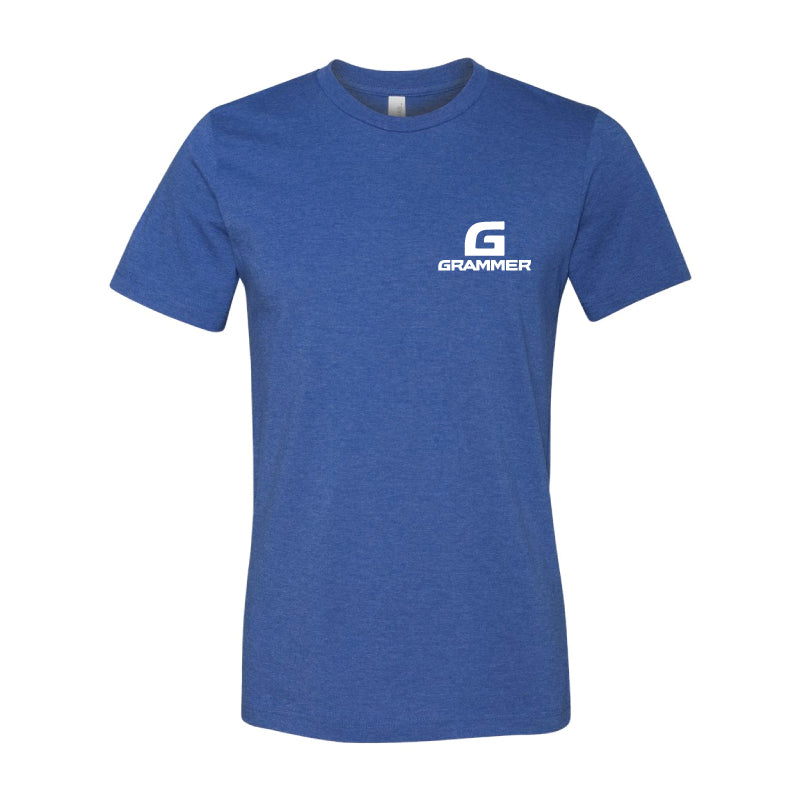 Bella+Canvas Unisex Heather CVC Short Sleeve Tee - Left Chest