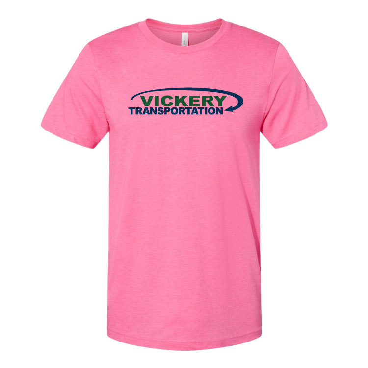 Vickery - Bella+Canvas Unisex Heather CVC Short Sleeve Tee - Pink