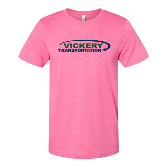 Vickery - Bella+Canvas Unisex Heather CVC Short Sleeve Tee - Pink