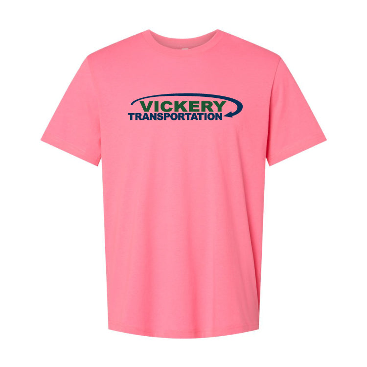 Vickery - Bella+Canvas Unisex Heather CVC Short Sleeve Tee - Pink