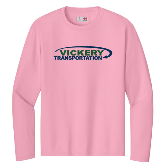 Vickery A4 Men's Cooling Performance Long Sleeve T-Shirt - Pink