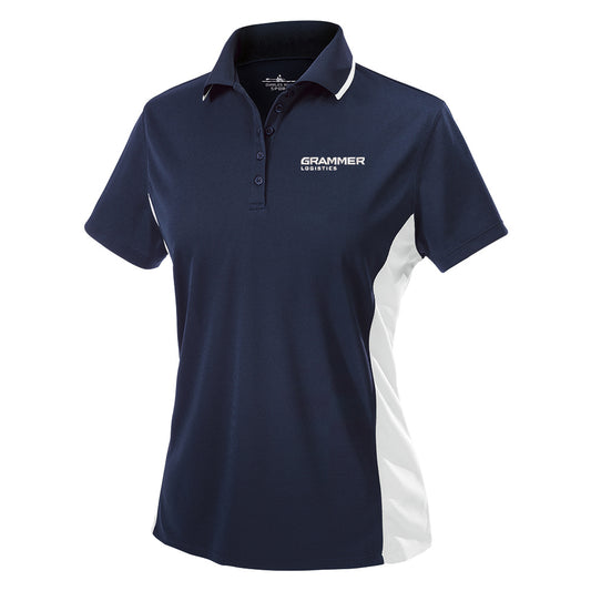 “Theodore” Charles River Women's Color Blocked Wicking Polo