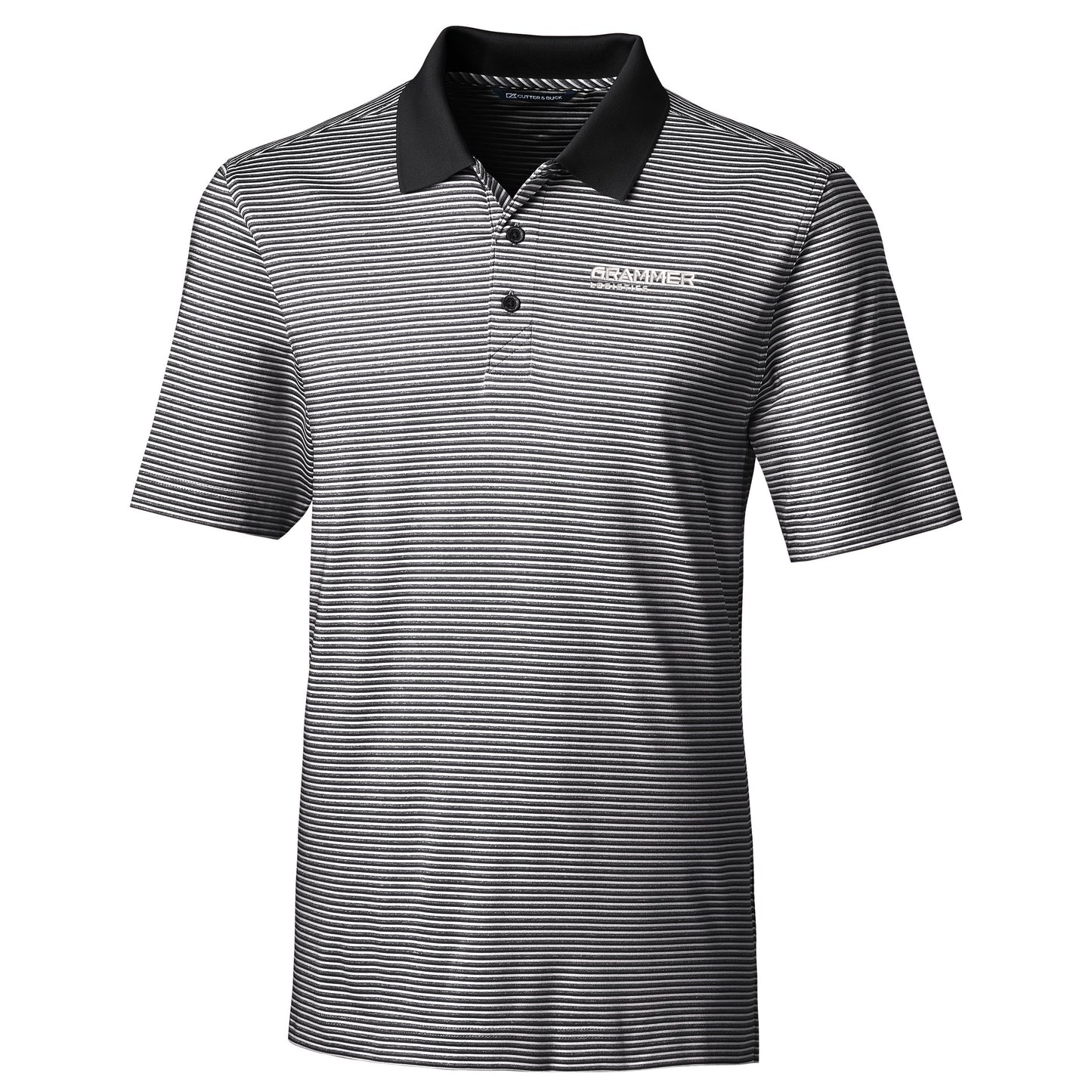 “Houston” Cutter and Buck Men's Forge Tonal Stripe Stretch Polo