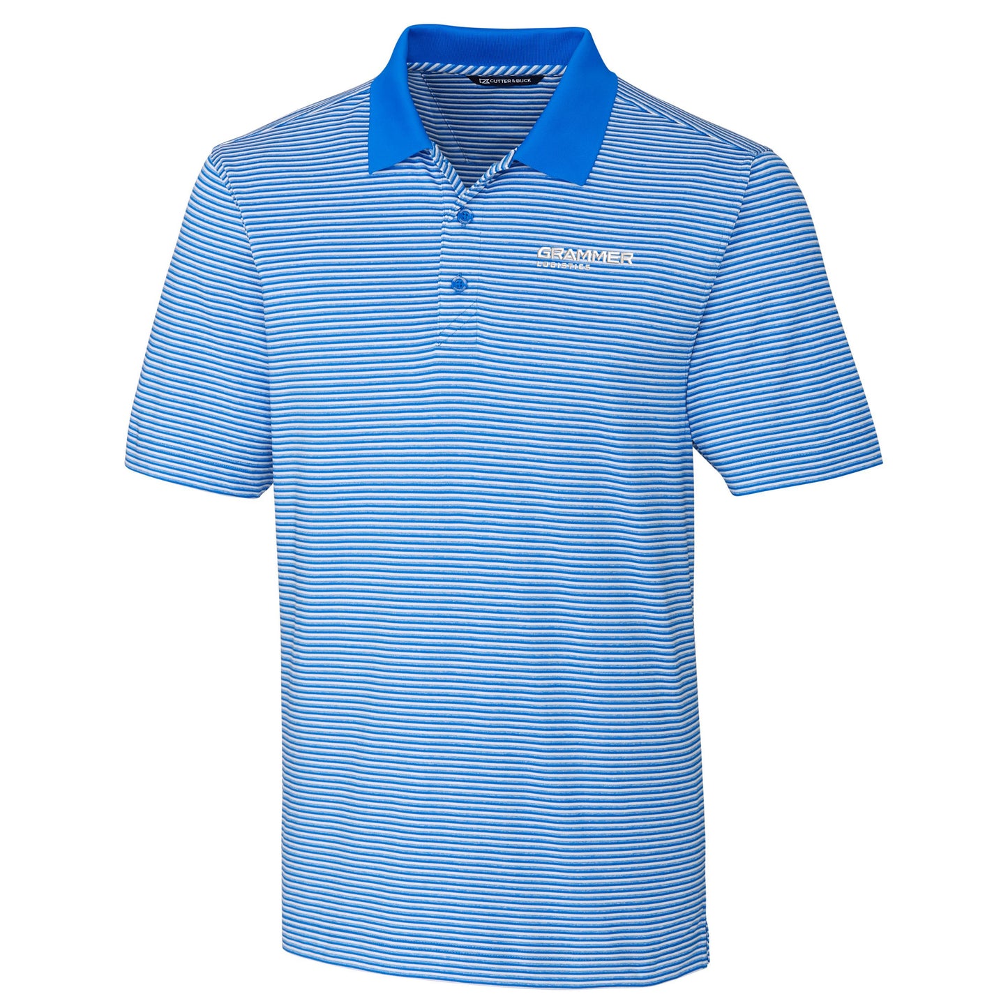 “Houston” Cutter and Buck Men's Forge Tonal Stripe Stretch Polo