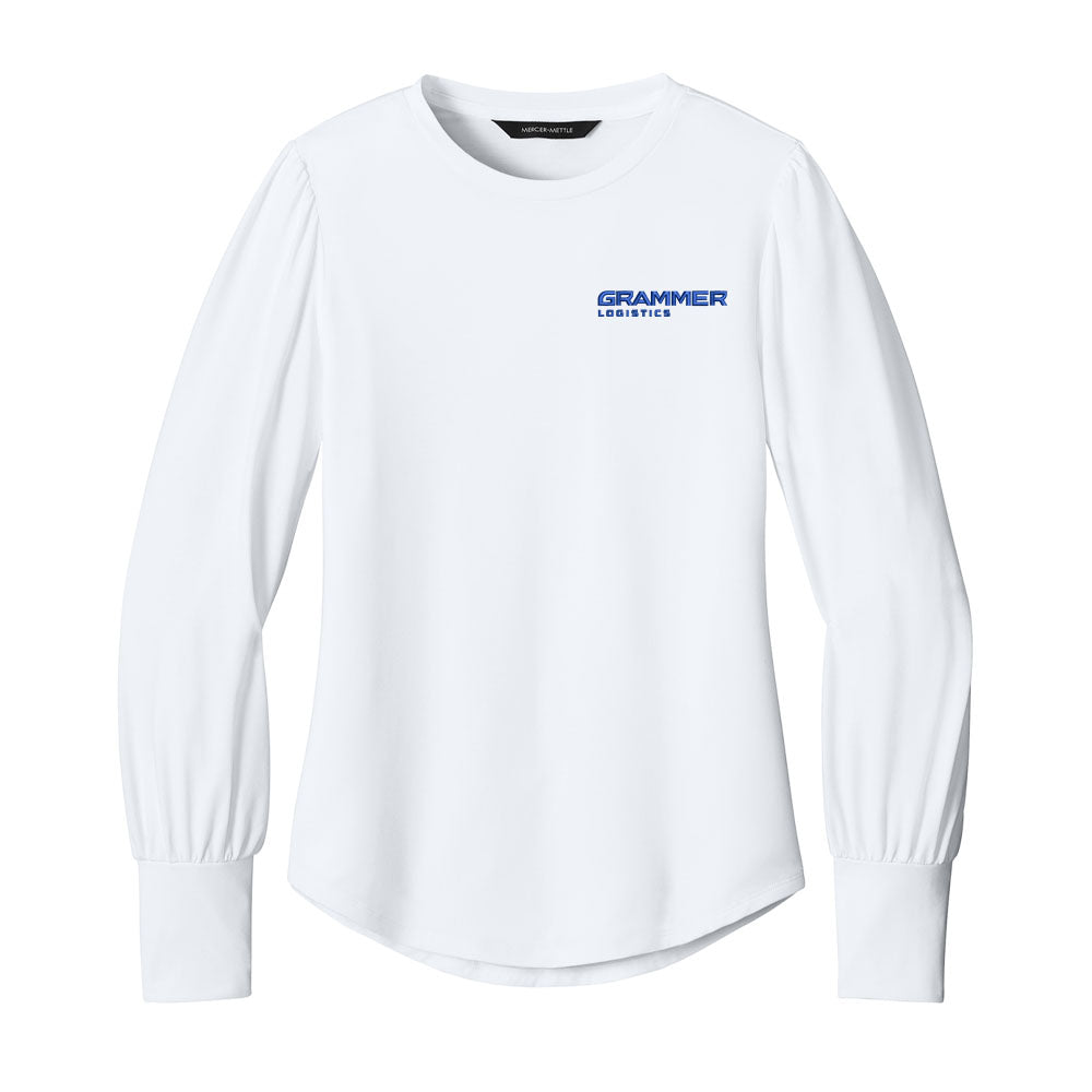 Mercer+Mettle® Women’s Stretch Jersey Long Sleeve Blouson Top