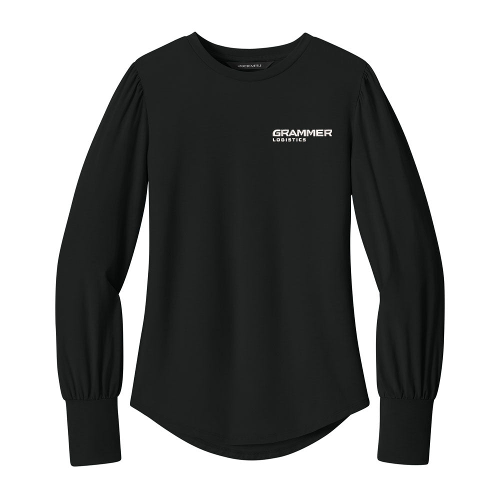Mercer+Mettle® Women’s Stretch Jersey Long Sleeve Blouson Top