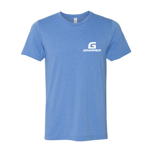 Bella+Canvas Unisex Heather CVC Short Sleeve Tee - Left Chest