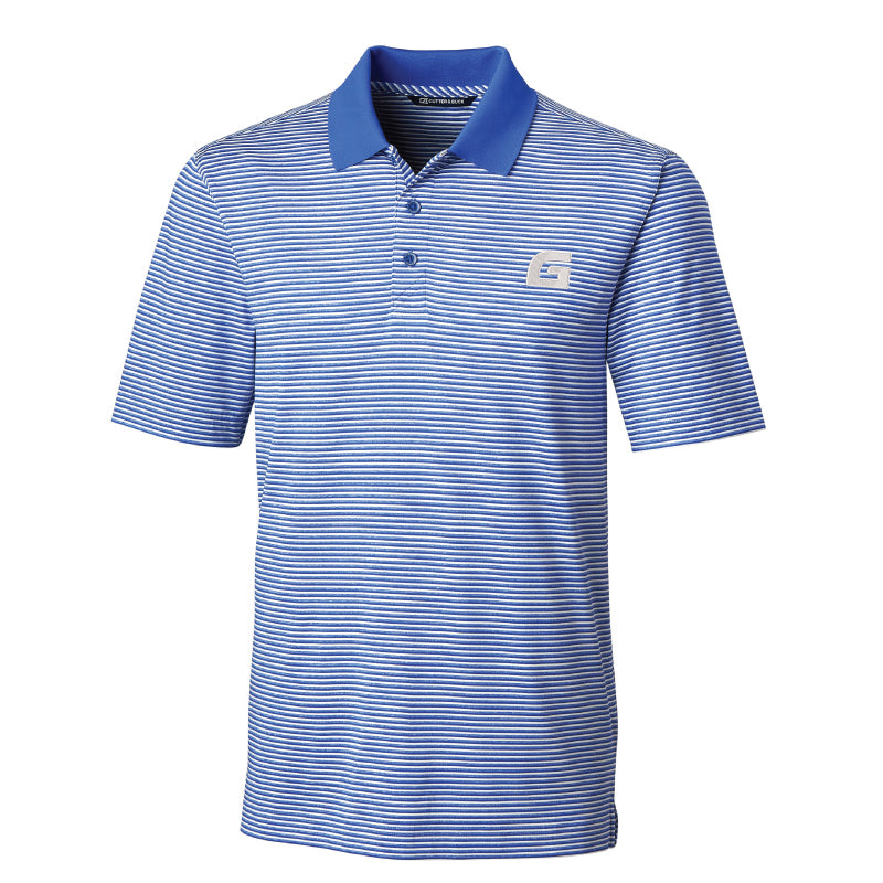 “Houston” Cutter and Buck Men's Forge Tonal Stripe Stretch Polo