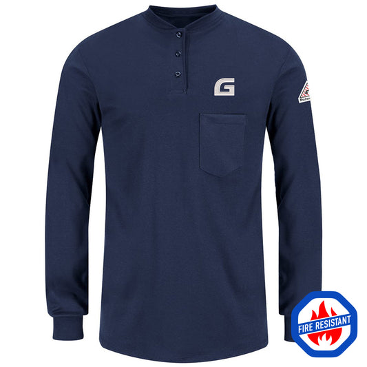 Women's Bulwark Long Sleeve Tagless Henley Shirt