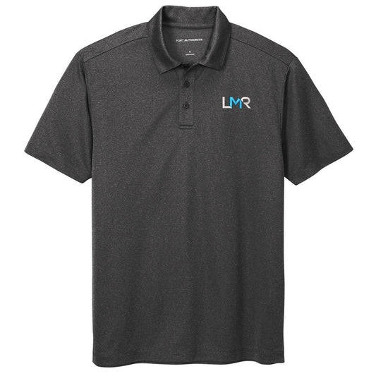 LMR Port Authority® Heathered Silk Touch™ Performance Polo